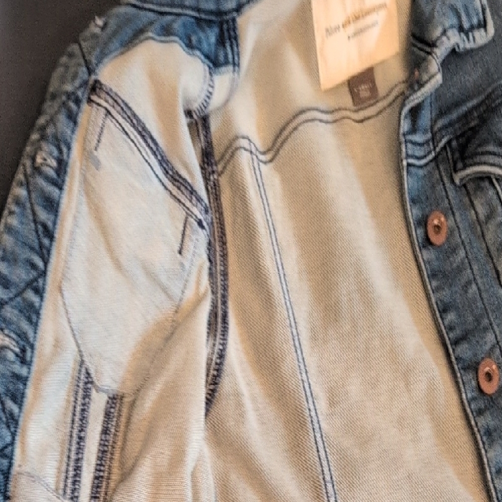 Pilcro and the Letterpress Light Blue Denim Jacket - Picture 8 of 11